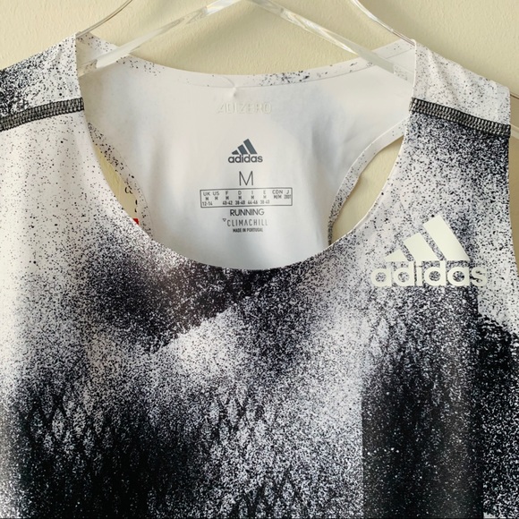 Adidas Adizero Running Leotard Climachill Gray - Picture 2 of 12